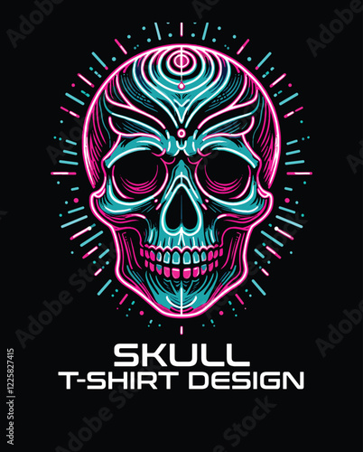 Skull Vector T Shirt Design