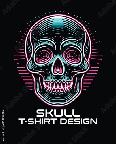 Skull Vector T Shirt Design