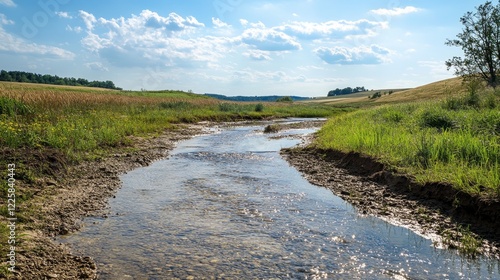 Effects of drought and reduced rainfall due to rising temperatures on ecosystems and farming photo