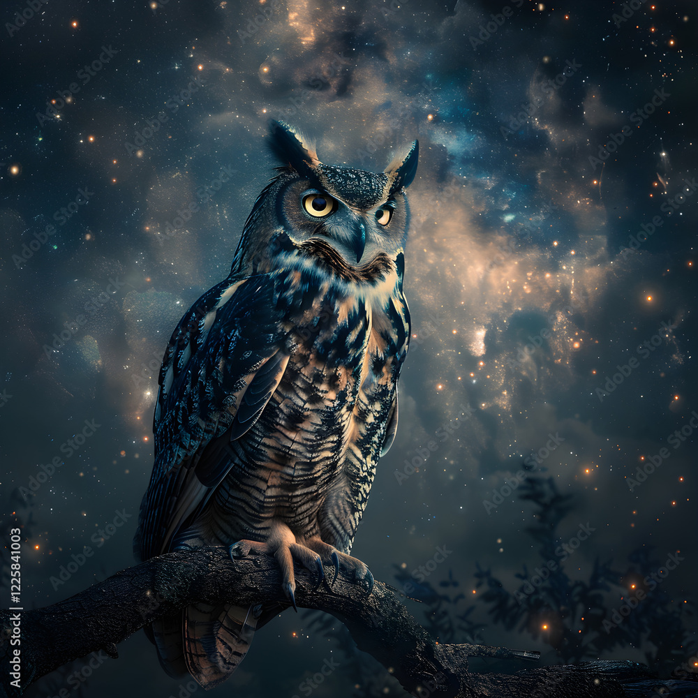 The Night Watcher: Symbolic Representation of Wisdom through an Owl The Night Watcher: Symbolic Representation of Wisdom through an Owl
