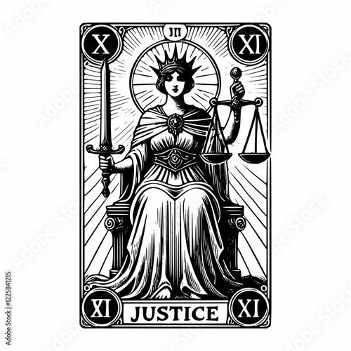 The Justice Tarot: A Card of Wisdom and Responsibility