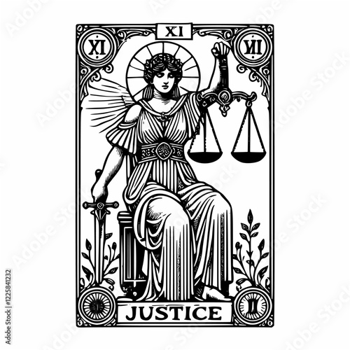 The Justice Tarot Card: Seeking Clarity in Judgment