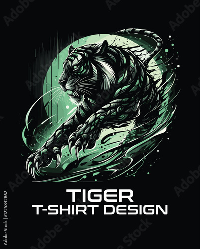 Photography Tiger Vector T Shirt Design