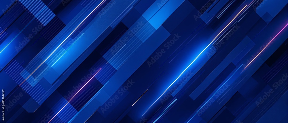 abstract blue background with lines
