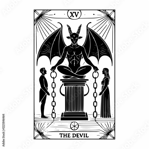 Occult Themes in The Devil Tarot Card