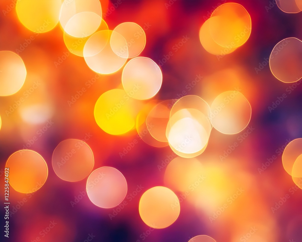 Fototapeta premium Golden Bokeh Light Effect