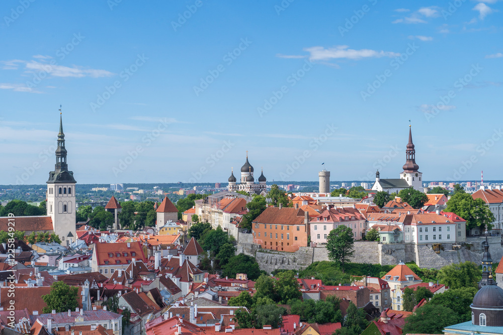Fototapeta premium The old town of Tallinn in Estonia