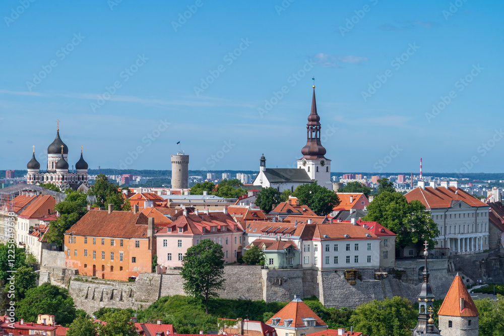 Fototapeta premium The old town of Tallinn in Estonia