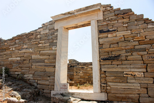 Greek Marble Column Gateway