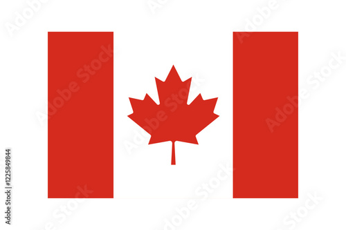 Canada day banner background design of flag with copy space vector illustration