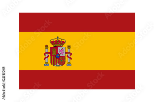 Vector Spain flag, Spain flag illustration, Spain flag picture, Spain flag image