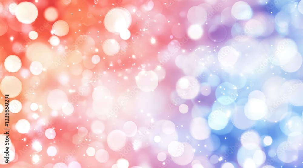 an American flag with a white background and bokeh, a banner design Generative AI an American flag with a white background and bokeh, a banner design Generative AI