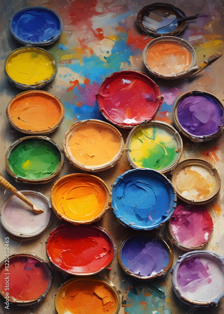 Variety of Paints - Lots of Color Variety of Paints - Lots of Color