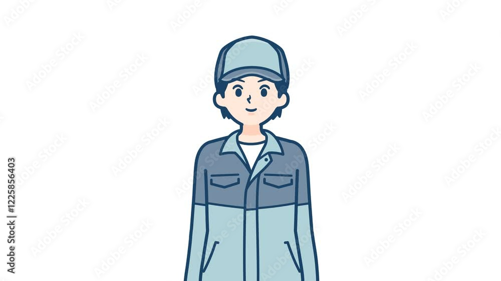 delivery man_Salute serious expression_with alpha channel.mov delivery man_Salute serious expression_with alpha channel.mov
