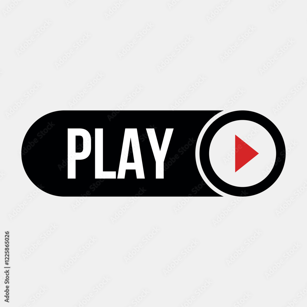 Multimedia Play Button vector illustration Multimedia Play Button vector illustration