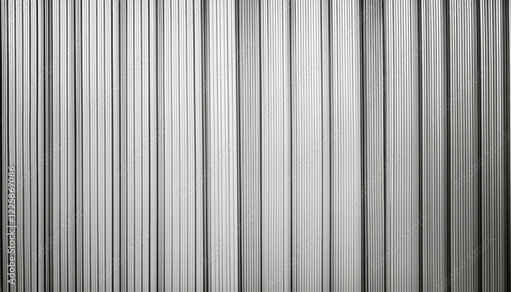 Striking Image of GreyWhite Polycarbonate with Vertical Stripes, Adaptable Background, Showcasing Modern Artistry and Architectural Detail Striking Image of GreyWhite Polycarbonate with Vertical Stripes, Adaptable Background, Showcasing Modern Artistry and Architectural Detail
