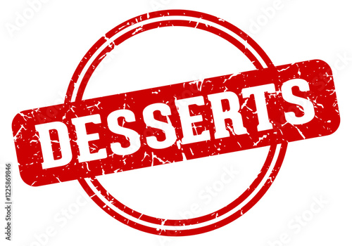 desserts stamp