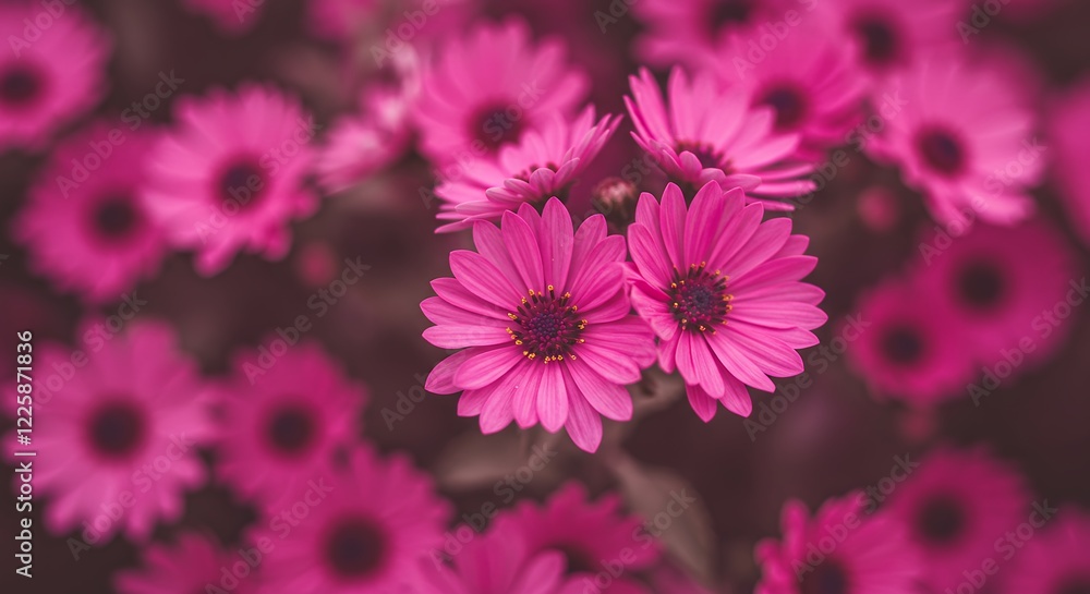 Vibrant Pink Flowers Close Up Nature Photography Vibrant Pink Flowers Close Up Nature Photography