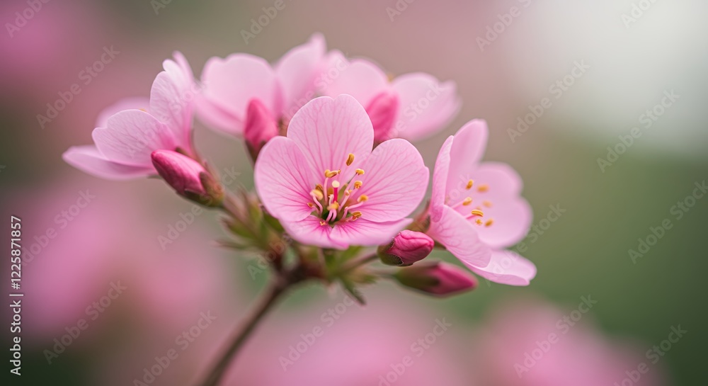 Delicate Pink Flowers Blossom Close Up Photography Delicate Pink Flowers Blossom Close Up Photography