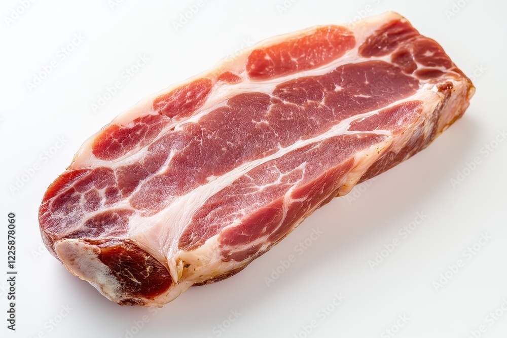 Tasty chilled cured meats Spanish ham and bacon Tasty chilled cured meats Spanish ham and bacon