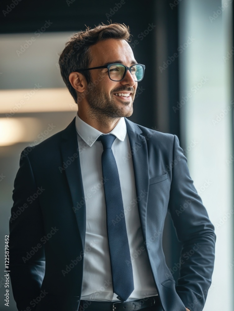 Successful Business Professional in Suit Successful Business Professional in Suit