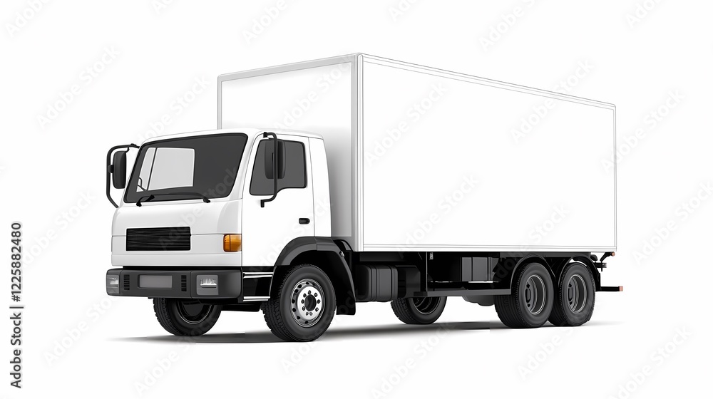 Delivery Truck Icon Vector Isolated on a White Background Delivery Truck Icon Vector Isolated on a White Background