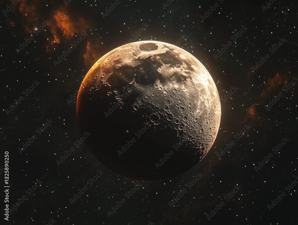 Obraz premium Celestial Moonscape