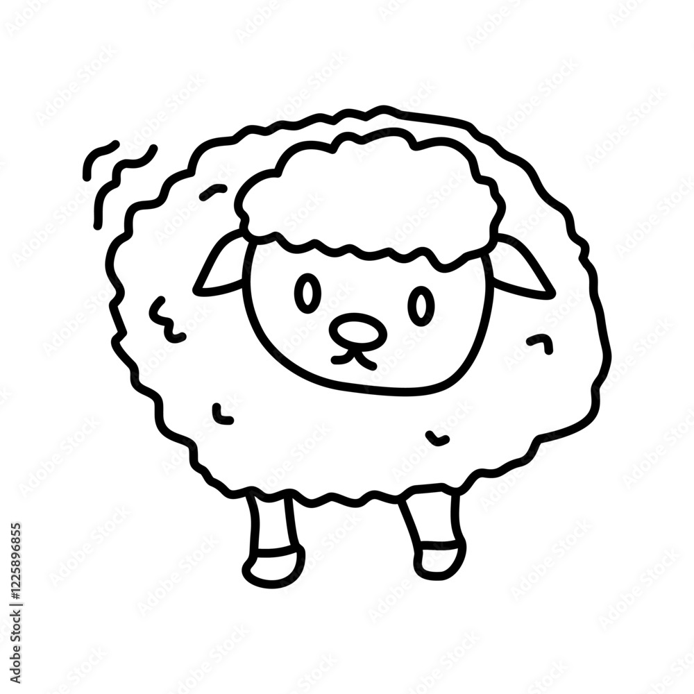 Flat sheep design illustration, symbolizing Eid, Islam, and Qurban. Great for Islamic festival, sacrificial animal, and cultural designs. Flat sheep design illustration, symbolizing Eid, Islam, and Qurban. Great for Islamic festival, sacrificial animal, and cultural designs.