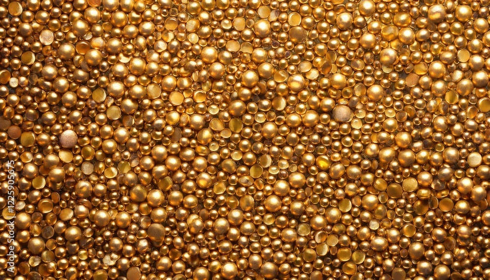 Opulent Golden Seed Bead Texture Varying Sizes and Subtle Shadows A Mesmerizing Display of Luxurious Gold Tones in CloseUp, Perfect for Jewelry Design and Art Appreciation. Opulent Golden Seed Bead Texture Varying Sizes and Subtle Shadows A Mesmerizing Display of Luxurious Gold Tones in CloseUp, Perfect for Jewelry Design and Art Appreciation.