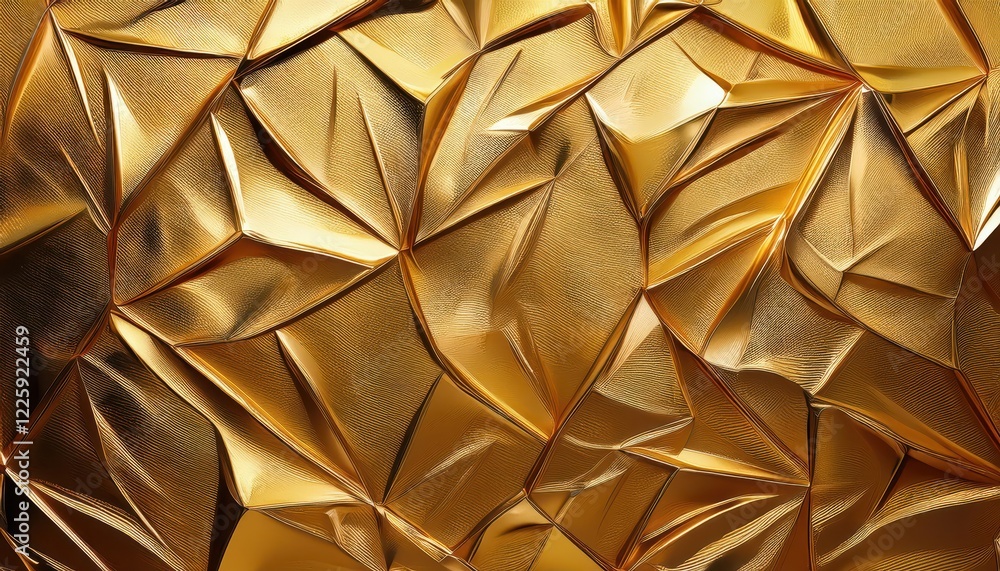 Shimmering Metallic Foil Design Gold Foil Wrapping Paper with a Glossy Background Showcasing a Complex Metal Element Pattern for Stunning Visual Impact and Premium Packaging Shimmering Metallic Foil Design Gold Foil Wrapping Paper with a Glossy Background Showcasing a Complex Metal Element Pattern for Stunning Visual Impact and Premium Packaging