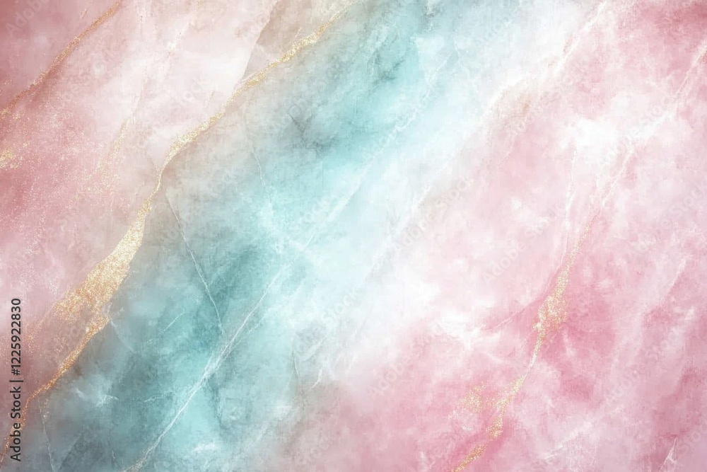 Fototapeta premium Minimalistic abstract design with vibrant pink and pastel colors for artistic backgrounds