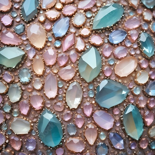 gemstone decorative background