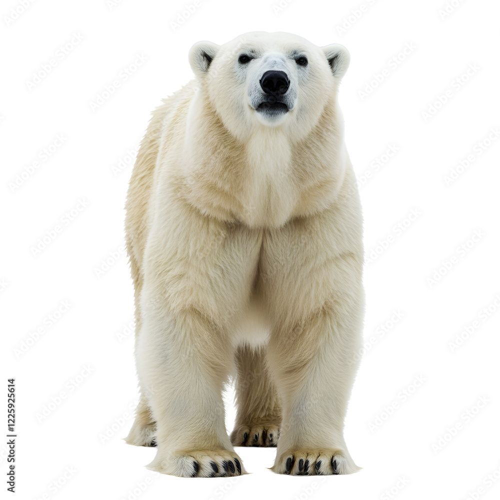 white polar bear isolated on white background white polar bear isolated on white background