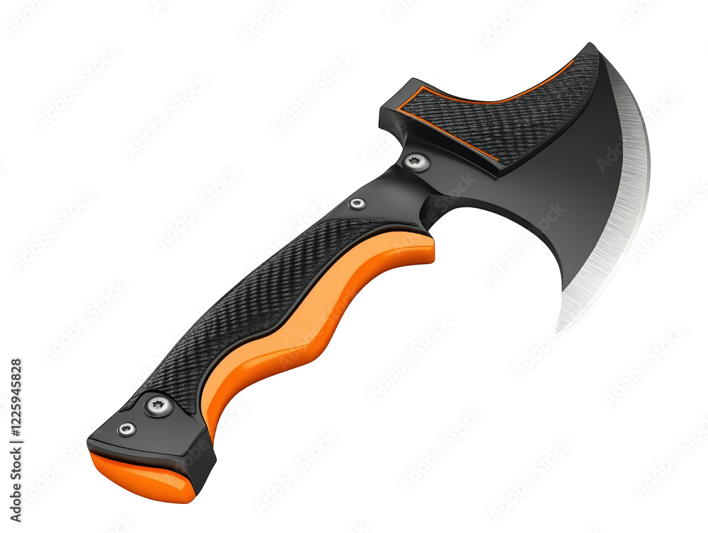 Isolated Modern Axe with Carbon Fiber Handle Isolated Modern Axe with Carbon Fiber Handle