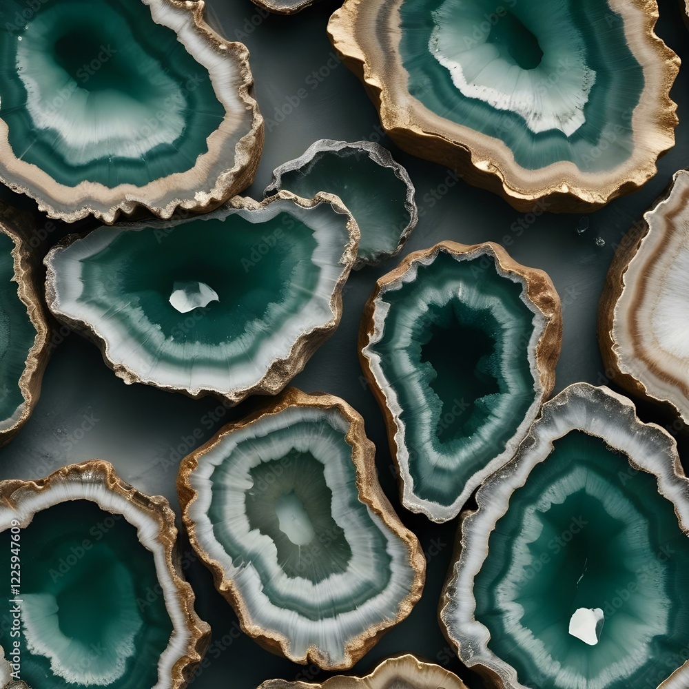 Obraz premium Geode inspired textures