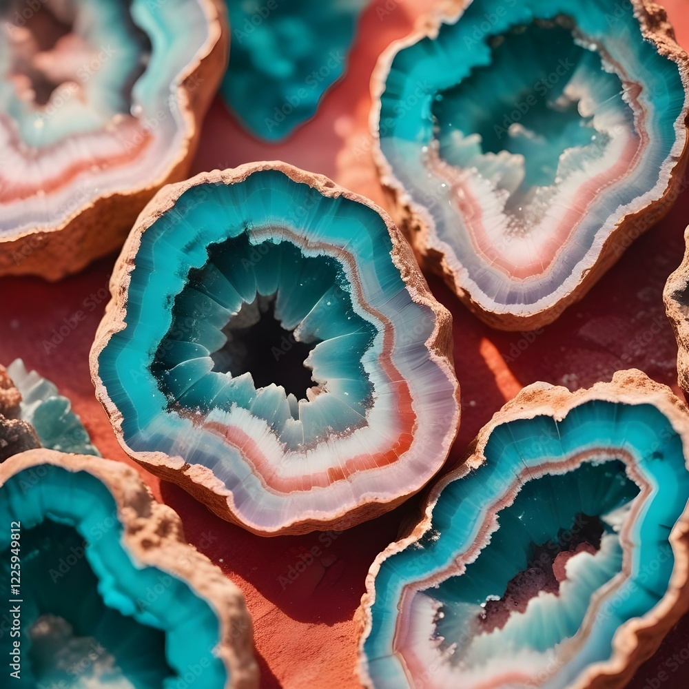 Obraz premium Geode inspired textures