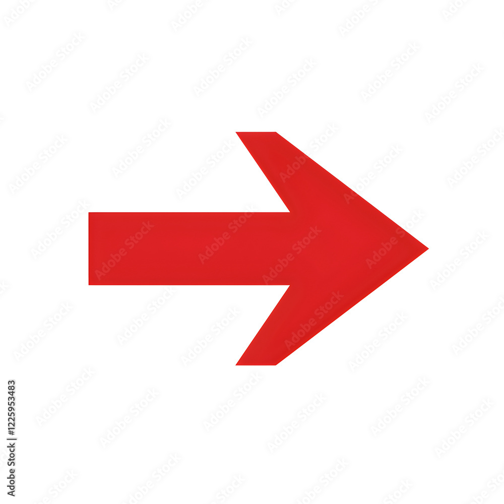 red arrow icon isolated on white background, CUTOUT red arrow icon isolated on white background, CUTOUT