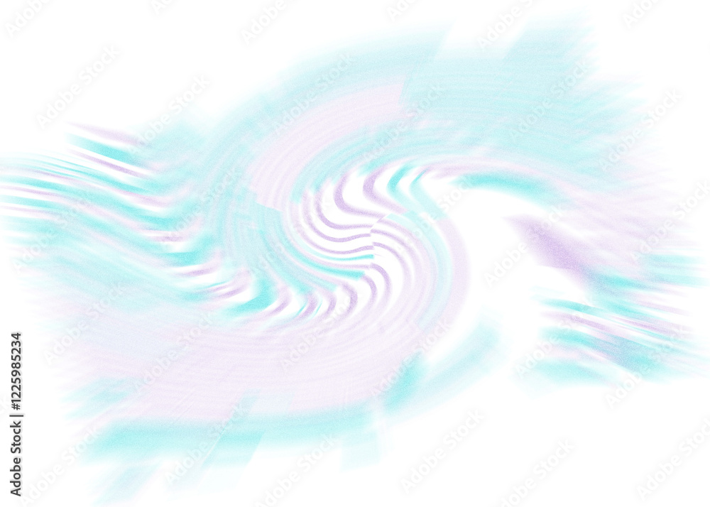Fototapeta premium An abstract transparent iridescent color blur design element.