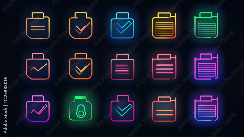 Clipboard Outline Icon. Checklist Symbol for Website and App UI Design. Clipboard Outline Icon. Checklist Symbol for Website and App UI Design.
