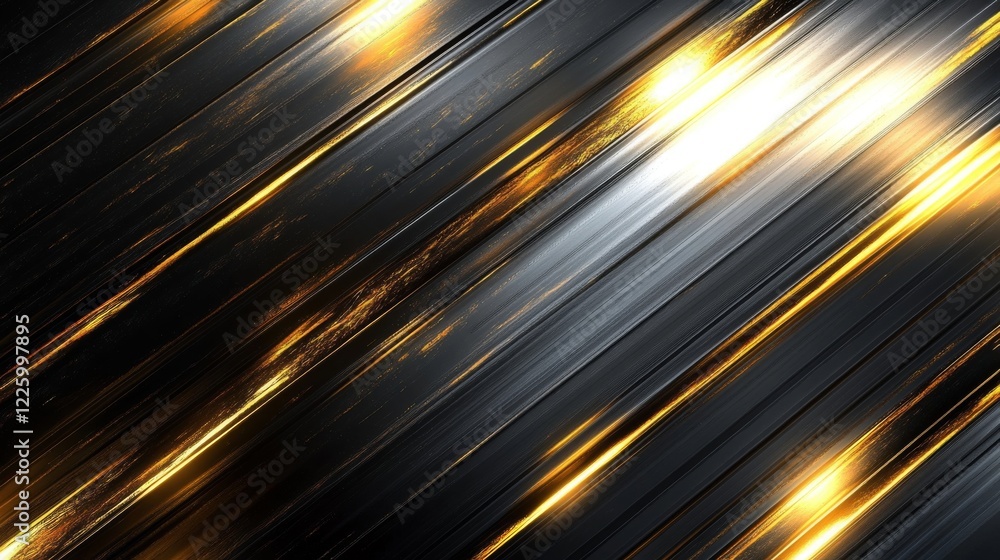Abstract Diagonal Lines of Gold and Dark Gray Abstract Diagonal Lines of Gold and Dark Gray