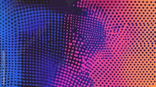 Wallpaper Mural A vibrant and playful banner design featuring colorful dots in pink and purple, perfect for any modern website layout. Torontodigital.ca