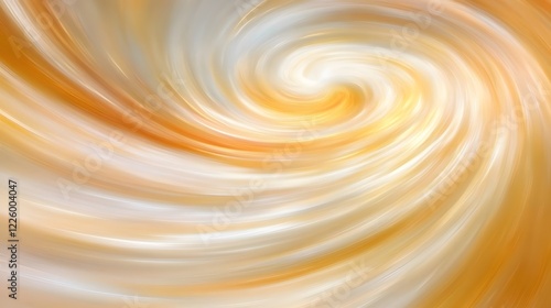 Abstract Swirling Vortex Background Golden Hues