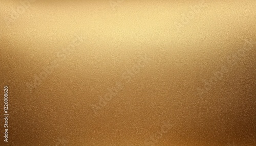 Striking Monochrome Abstract Artwork Sanded Gold Metallic Grainy Backdrop with Noise, Featuring a Prominent Pearllike Focal Point in a Golden Ambiance, Ideal for Minimalist Designs or Highend