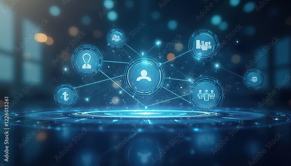 Obraz premium modern ai systems and neural networks concept