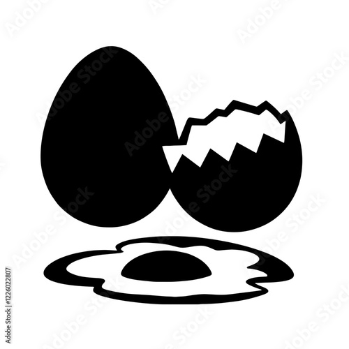 Cracked egg icon
