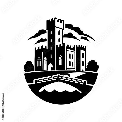 Irish castle icon
