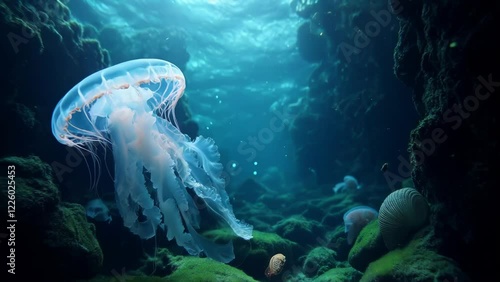 A Hidden Underwater World: Glowing Jellyfish and Bioluminescent Wonders Beneath the Ocean