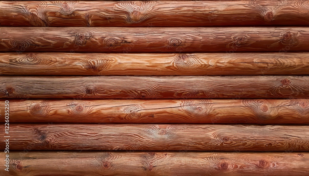 Rustic Charm of a Secluded Log Cabin Nestled in Natures Embrace, Showcasing Authentic Wood Grain Textures and Warm Amber Hues. Rustic Charm of a Secluded Log Cabin Nestled in Natures Embrace, Showcasing Authentic Wood Grain Textures and Warm Amber Hues.