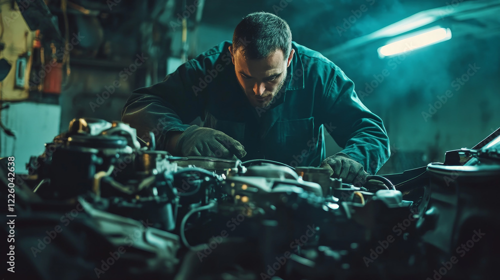 Precision in Motion: An Auto Mechanic at Work Precision in Motion: An Auto Mechanic at Work