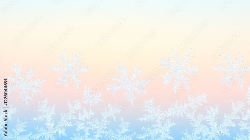 Macro shot of shimmering ice crystals reflecting light, creating an abstract frozen winter texture 14